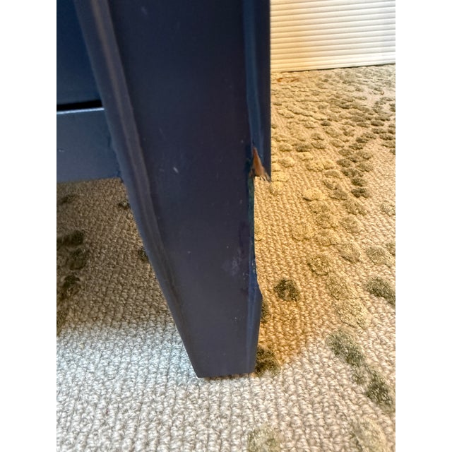 Navy Blue Ballard Designs Sidney Nightstands, Pair For Sale - Image 8 of 12