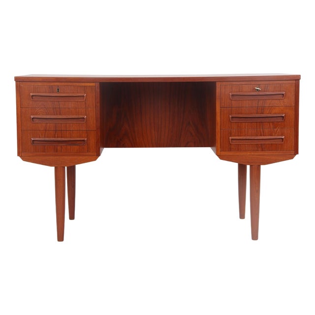 Teakwood Desk by J. Svenstrup for J. Svenstrup, 1960s For Sale