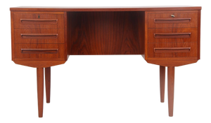 Teakwood Desk by J. Svenstrup for J. Svenstrup, 1960s