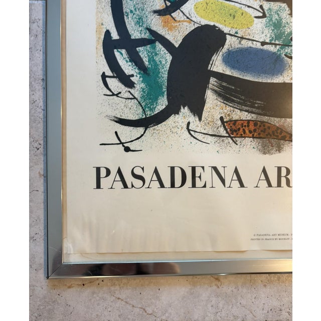 Vintage Pasadena Art Museum Exhibition Poster After Pablo Picasso Printed by Mourlot Paris 1969 For Sale - Image 13 of 17