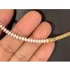 Vintage 1 Ct White Diamond Necklace 14 Karat Yellow Gold, 15 Inch Long For Sale - Image 16 of 18