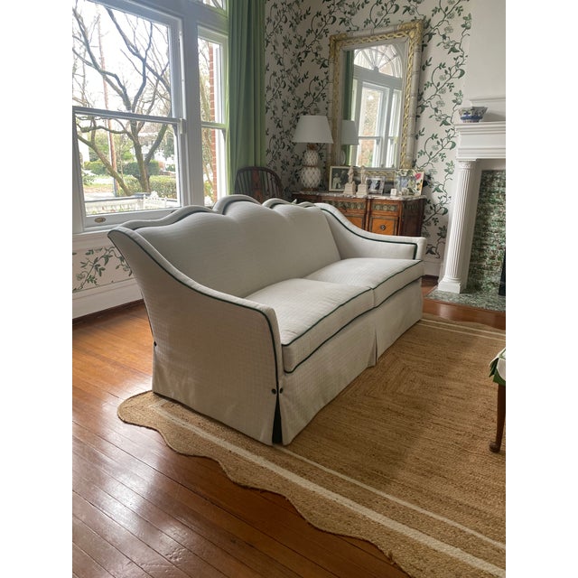 2020s Scalloped Sofa, Dan Gibson For Sale - Image 5 of 5