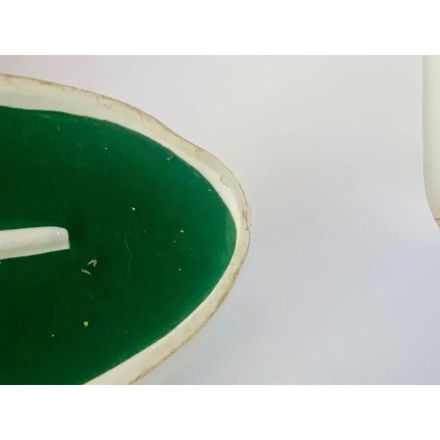 1970s Vide Poche Swan Sculpture Shaped in Porcelain, Italy, 1970s For Sale - Image 5 of 12