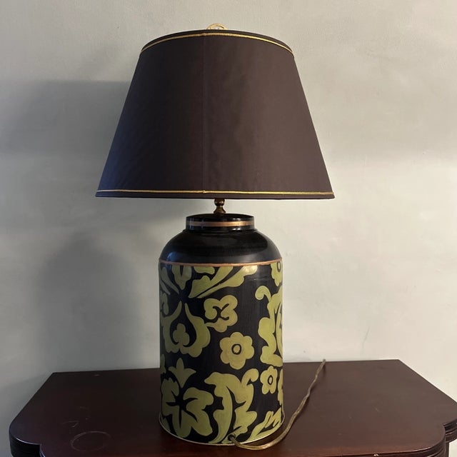 Dana Gibson Dana Gibson Tea Caddy Lamps - a Pair For Sale - Image 4 of 9