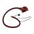 Late 20th Century Fully Flexible Red Snake / Serpent Gooseneck Desk Lamp from Eurolux, 1970s For Sale - Image 5 of 8
