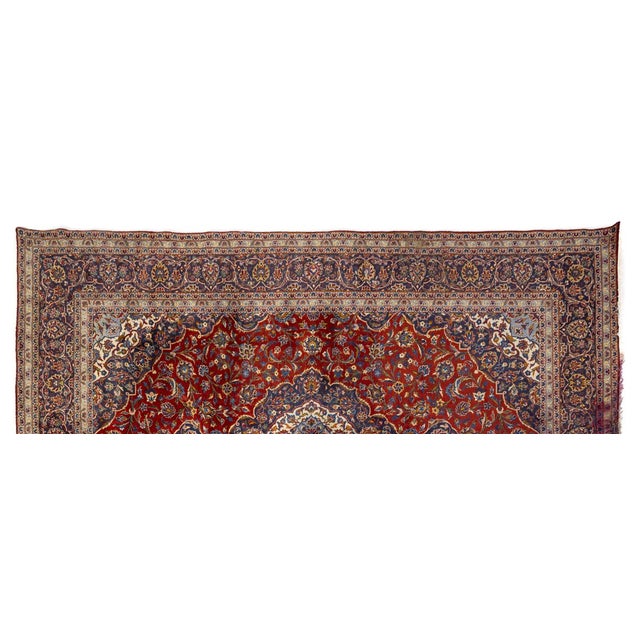 Middle Eastern Rug in Wool For Sale - Image 4 of 8