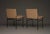 Black Set of Modernist Side Chairs by Wim Den Boon, 1960s. Set of 2 For Sale - Image 8 of 13