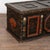 Original Painted Hungarian Flat-Top Trunk, Dated 1890 For Sale - Image 9 of 17