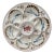 19th Century Majolica Oyster Flowers Plate Longchamp For Sale