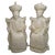 This regal pair of seated emperor and empress figures radiates imperial elegance and craftsmanship. Each figure is...