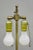 Early 20th Century Antique French Neoclassical Black Faceted Opalene Glass Urn Brass Table Lamp For Sale - Image 5 of 13