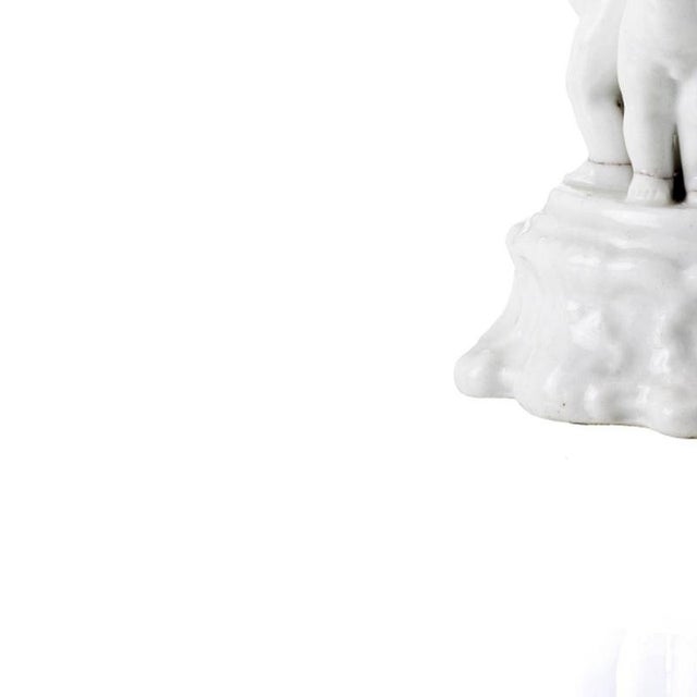 Porcelain Toothpick Holder with Three Boys from Vista Alegre For Sale - Image 3 of 6