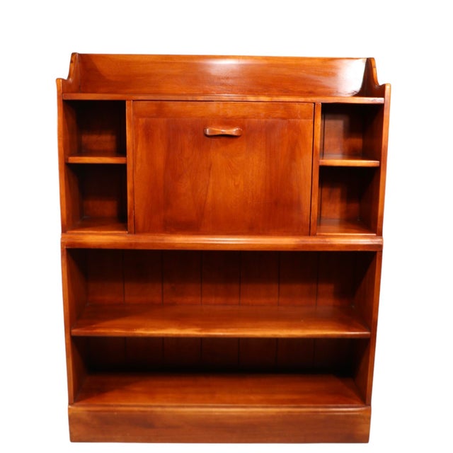 Cushman of Vermont Cushman Colonial Bookcase Fall Front Desk C 1950's For Sale - Image 4 of 12