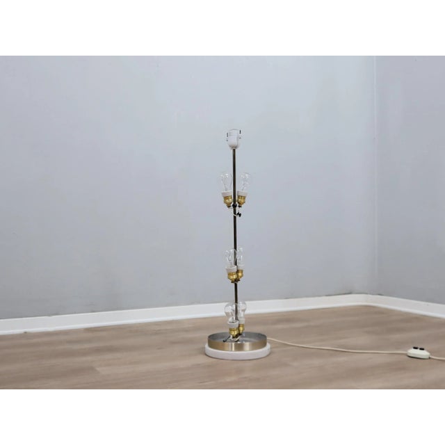 Gold Vintage Murano Glass Birillo Floor Lamp from Stilux Milano, 1970s , 1960s For Sale - Image 8 of 12
