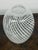 Whirling White Spiral Vase For Sale - Image 9 of 12