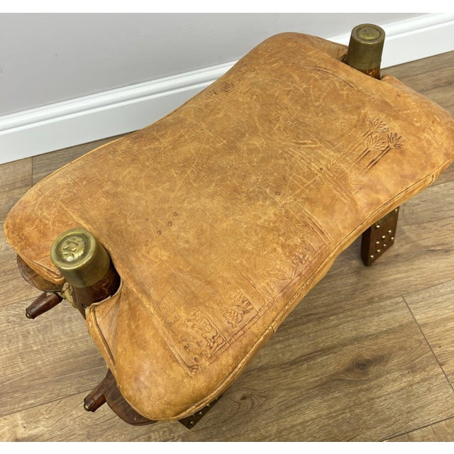 Vintage Ottoman in Oak For Sale - Image 10 of 17