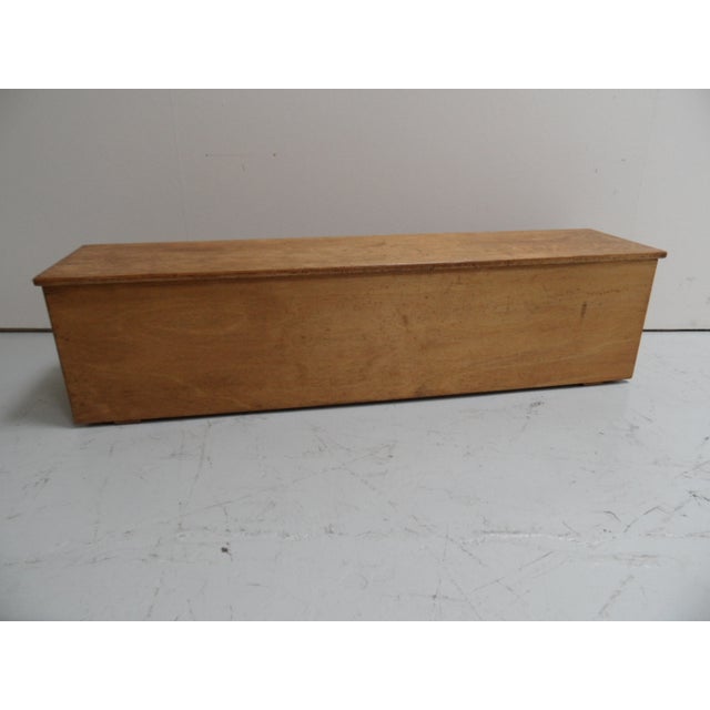 1950s Vintage School Bench with Storage, 1950s For Sale - Image 5 of 10