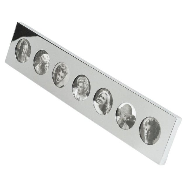 Mid-Century Steel Picture Frame attributed to Felice Antonio Botta, Italy, 1970s For Sale - Image 15 of 15