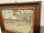 Wood Antique 1920’s Watercolor Landscape Painting For Sale - Image 7 of 7