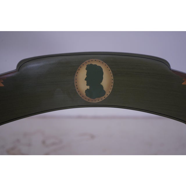 1970s Hitchcock Andrew Jackson Cane Seat Side Chair Bicentennial Edition For Sale - Image 5 of 18