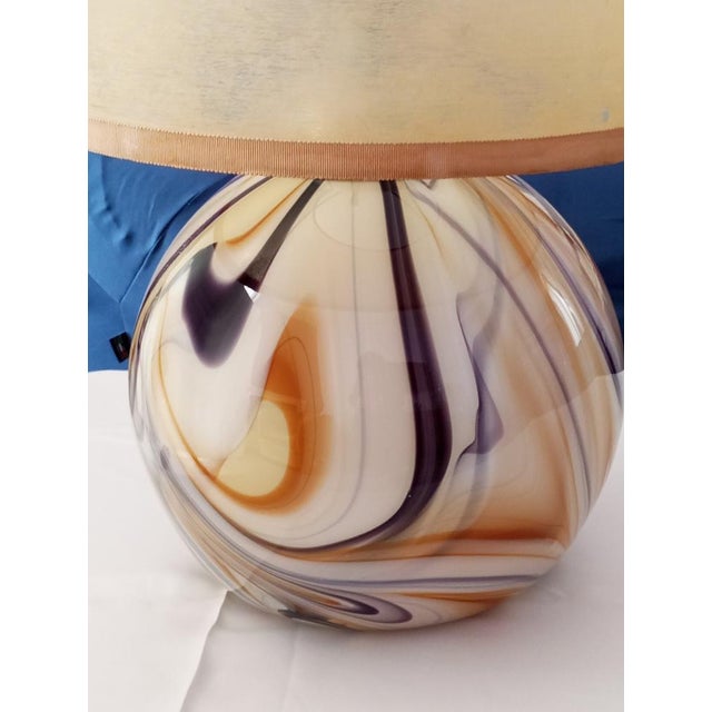 Murano Glass Table Lamp, Italy, 1970s For Sale - Image 3 of 12
