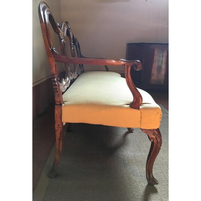 Mid-18th Century Baroque Wooden Sofa, Venice, Italy, 1750s For Sale - Image 10 of 17