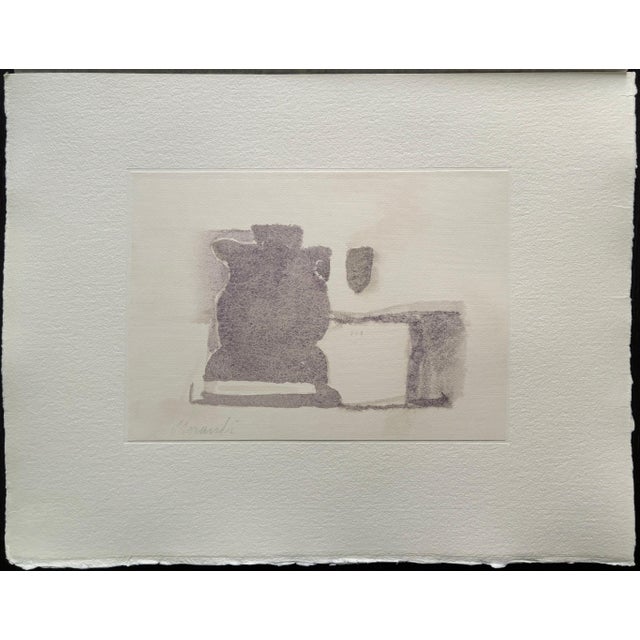 Giorgio Morandi (1890-1964) "Natura Morta" (Still Life) Colour Photo-lithograph on thick cotton handmade paper Signed in...