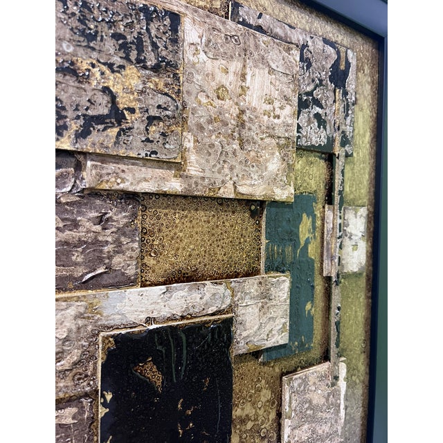 Gold Construct No. 2 - Original Abstract Painting by J. Kent Martin For Sale - Image 8 of 12