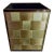 1970s Vintage Stylebuilt Accessories Ltd Hollywood Regency Style Woven Brass Wastebasket For Sale