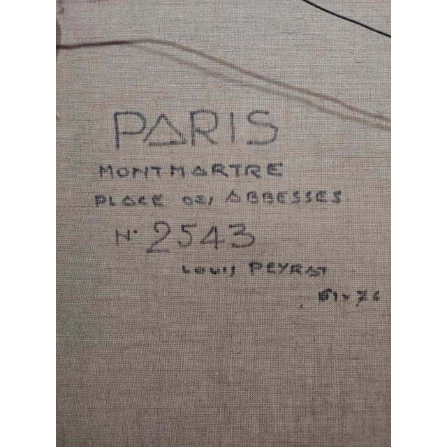 Louis Peyrat -Paris Street Scene - Oil Painting For Sale - Image 9 of 11