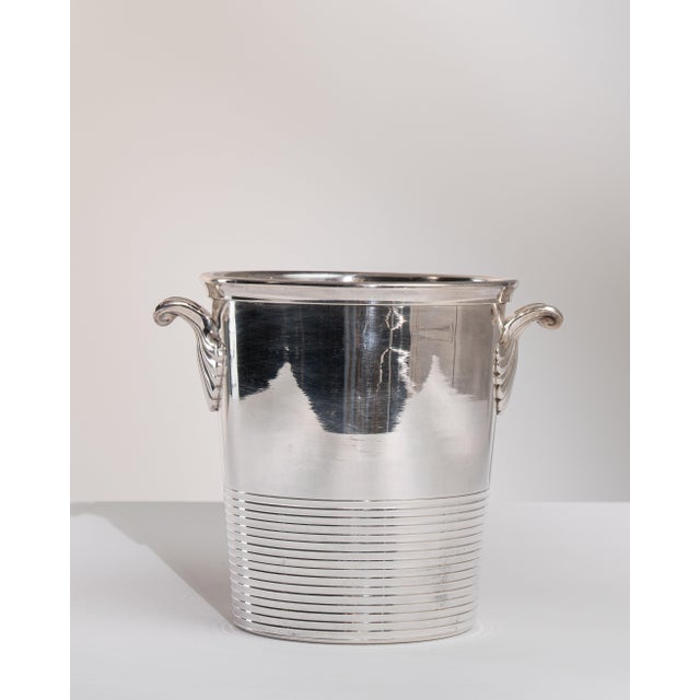 Mid 20th Century France Silver Ice Bucket For Sale - Image 4 of 15