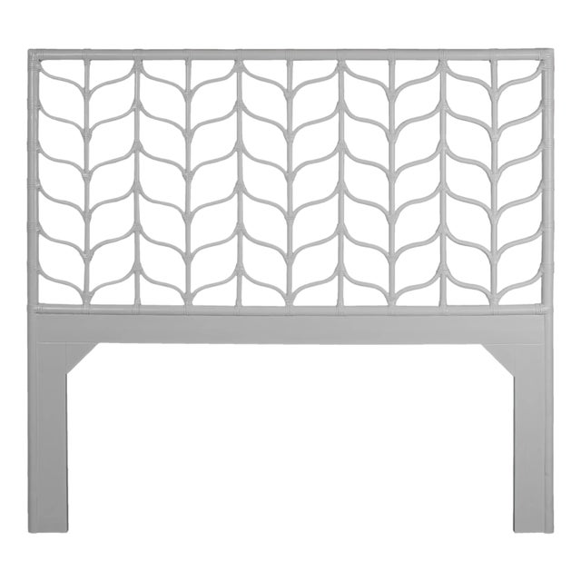 Ivy Headboard Queen, Light Gray For Sale