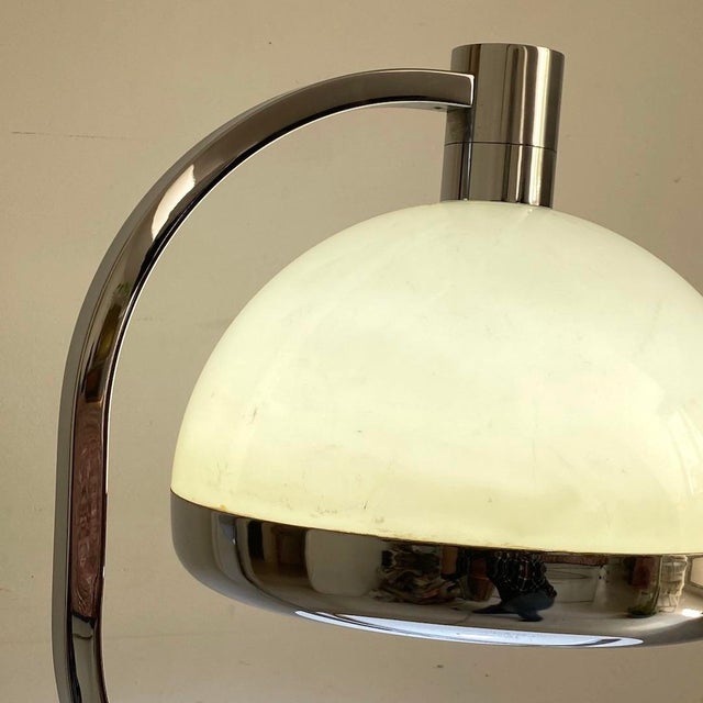 1970s Chrome and Acrylic Glass Lamp attributed to Franco Albini, Italy, 1970s For Sale - Image 5 of 13