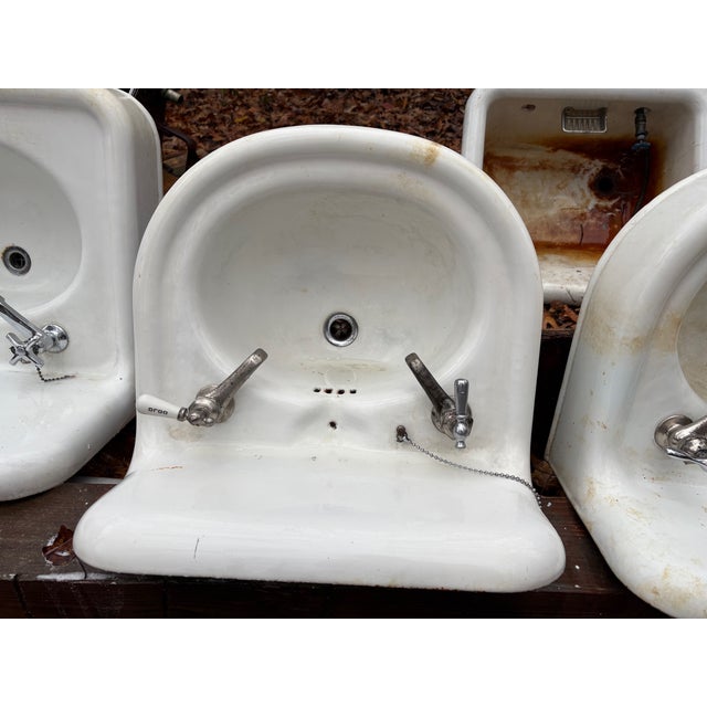 7 Vintage 1920s Sinks Varied Styles For Sale - Image 12 of 18