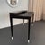 Italian Designer Tiered Black Lacquer Shagreen Leather Writing Desk For Sale - Image 11 of 14