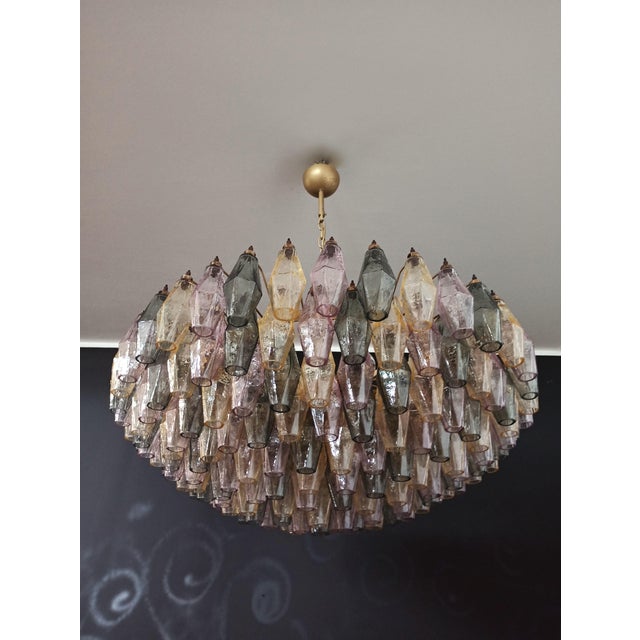 Murano Glass Chandelier in 185 Multicolored Glasses, 1990s For Sale - Image 13 of 18