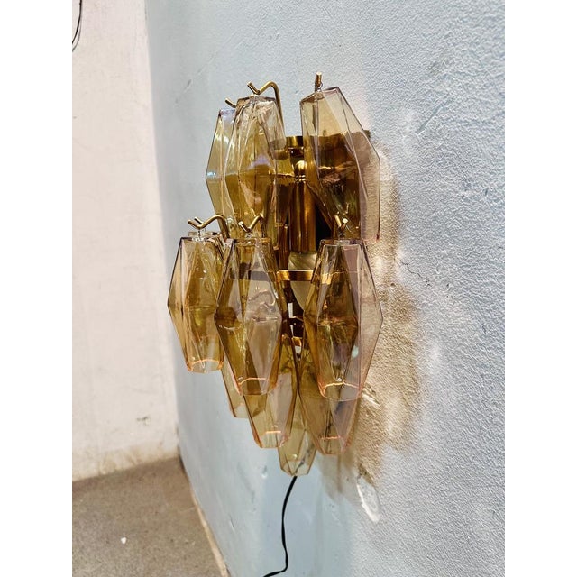 Murano Wall Lights, 1970s, Set of 2 For Sale - Image 4 of 12