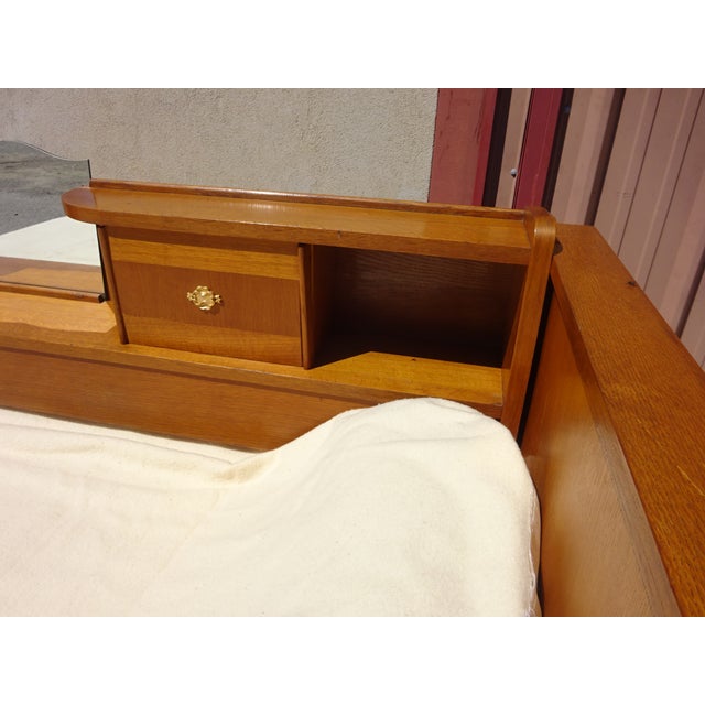 Vintage Light Oak Headboard, 1970s For Sale - Image 11 of 18