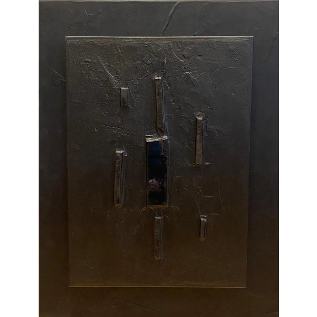 Gilbert Pauli, Black Mosaic No. 2, Mixed Media, 2008 For Sale - Image 4 of 9