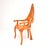 Italian Sculptural Armchair in Elm, 1970s For Sale - Image 4 of 11