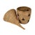 The Tutsi Tight Weave Basket with Lid from Rwanda epitomizes the artistry and tradition of the Tutsi community's weaving...