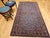 Vintage Persian Kashan Rug, Hand-Knotted Wool, Floral Pattern, Aqua-Blue & Teal-Green, 5x8 For Sale In Chicago - Image 6 of 16