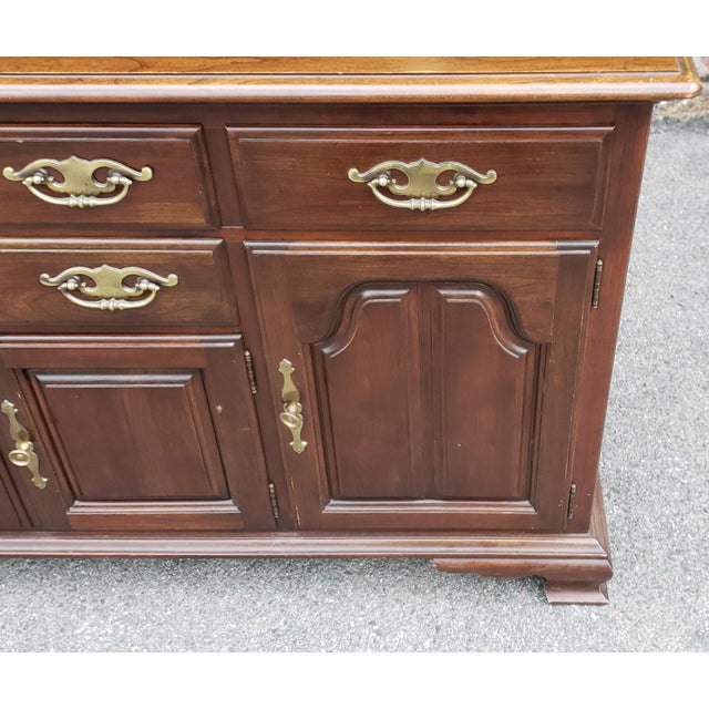 Kling Colonial Cherry Queen Anne Dining Room Buffet C1990s