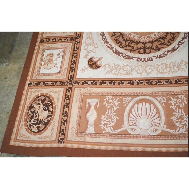1990s 12’ by 18’ Palace Size Aubusson French Needlepoint Rug For Sale - Image 5 of 5