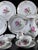 A beautifully preserved vintage porcelain coffee service by the meissen manufactory, decorated in the classic rote rose...