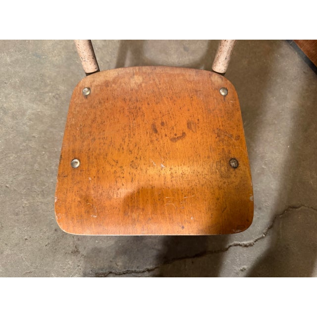 Mid 20th Century Mid 20th Century Irwin School Chair For Sale - Image 5 of 11