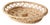 Vintage Woven Raffia Basket Tray For Sale