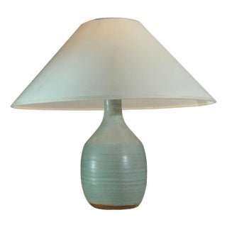 Neoclassic Ceramic Table Lamp by Drillon, 1950s For Sale