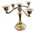 French Art Deco Silver-Plated Five-Light Candelabra, 1920 For Sale