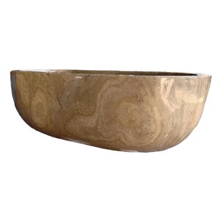 Onyx Bathtub Freestanding Stone Tub – Hand-Carved Spa For Sale